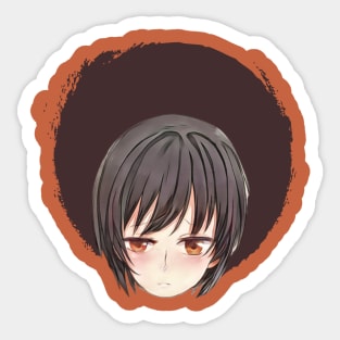 anime girl Sticker